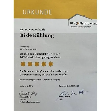 Bi De Kuehlung Comfortable Vacation Neu Gaarz
